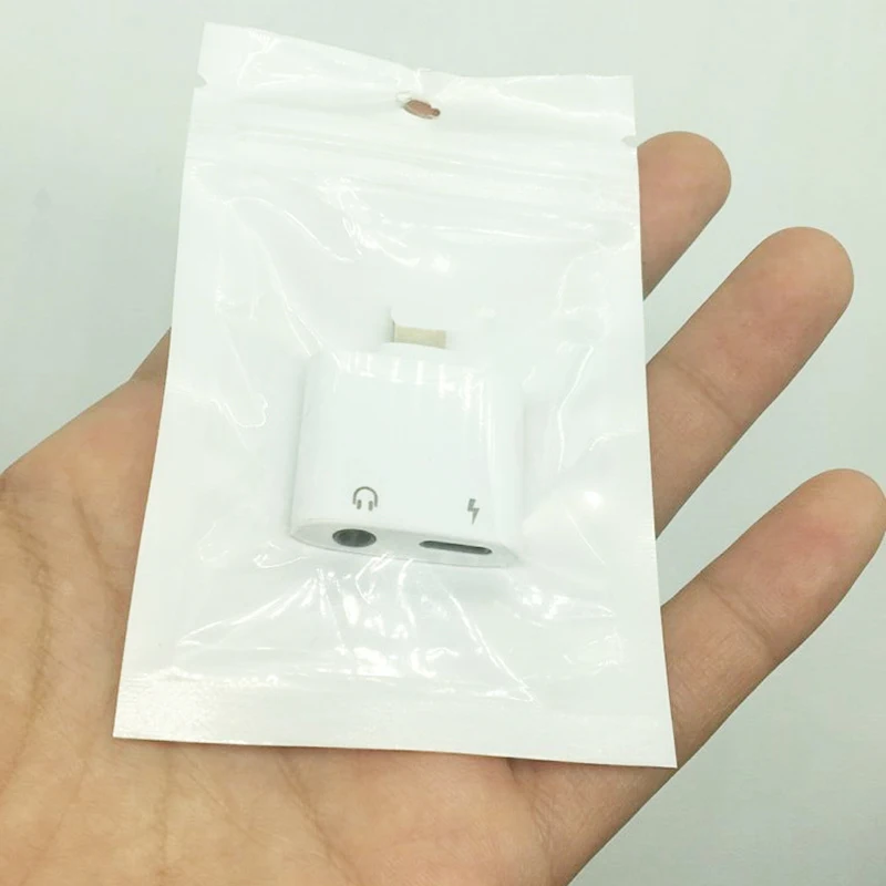 3.5MM AUX Audio Charge Adapter for iPhone 7 8 Plus X XR XS MAX 3.5mm Earphone Headphone Adapter Newest Audio Conventer