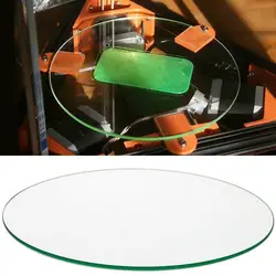 Высокое Качество Толщина 3 мм боросиликатного Стекло пластина для 3D комплект принтера часть росток delta коссель 170/180/200 /220/300 мм диаметр