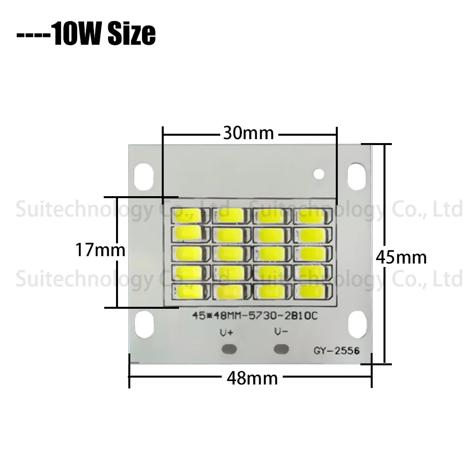 Светодиодный светильник SMD5730 10 Вт 20 Вт 30 Вт 50 Вт светодиодный источник освещения теплый белый чистый белый светодиодный печатная плата для DIY 10 20 30 50 Вт наружный прожектор