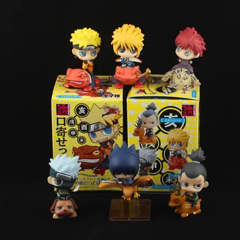 

Birthday Gift Naruto Mini Figure Uzumaki Kakashi PVC Figure 6pcs/lot