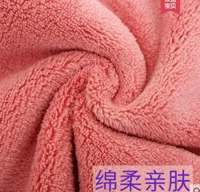 2 шт быстровпитывающее полотенце для волос быстросохнущая шаль сплошной цвет утолщение протирать волосы шапочка-полотенце для душа для взрослых