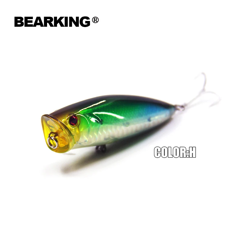 2015 Hot Model:5pcs/lot  fishing lures, assorted colors, bearking crankbait popper 80mm 20g, Floating,topwater