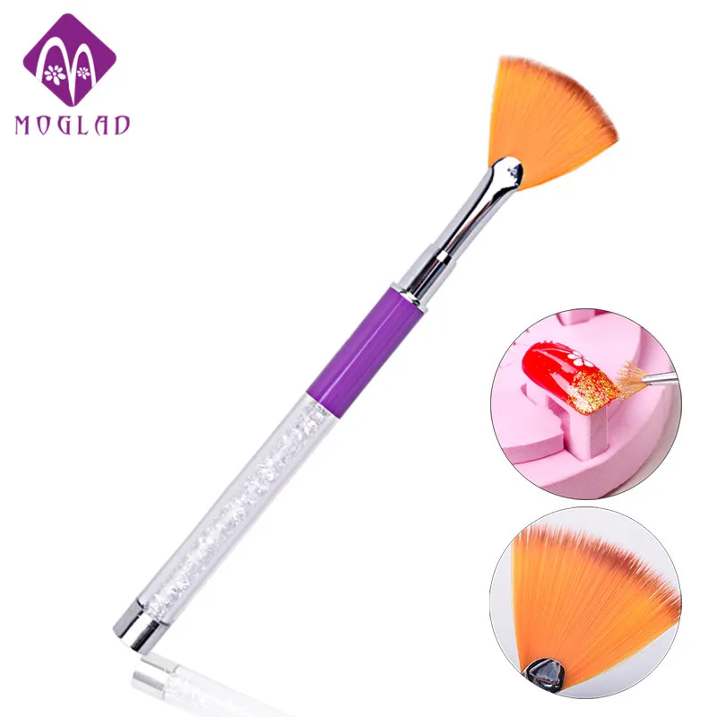 

New 1pcs Professional Crystal Nail Art Brushes Acrylic UV Gel Polish Builder Drawing Painting Nail Design Tools