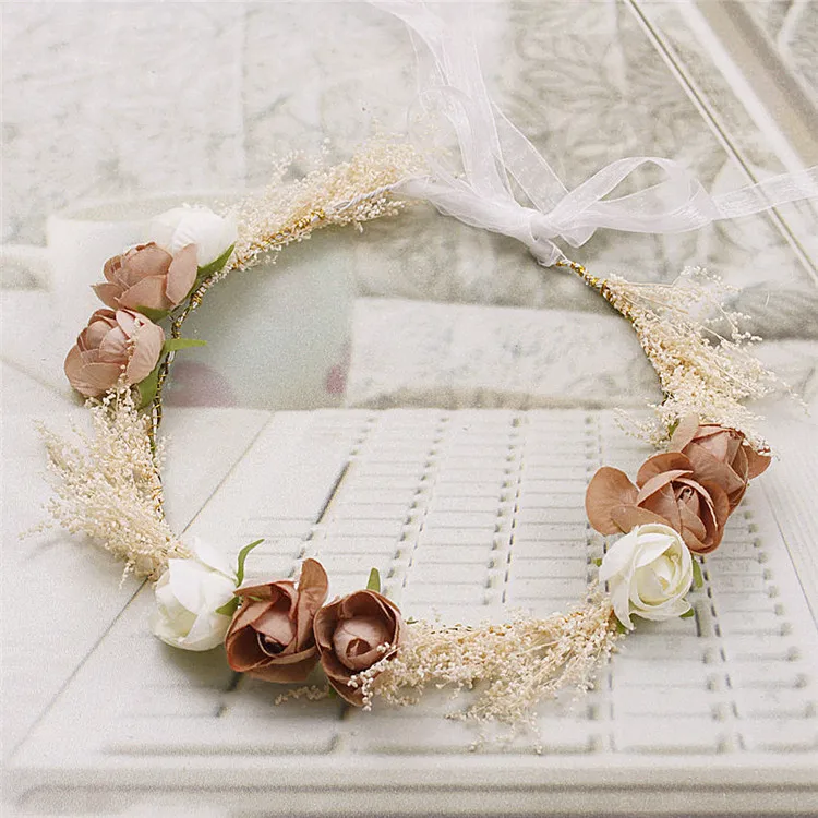 Wedding Hats Flower Hair Accessories Bohemian Turkey Women Elegant Special Event Accessories Z809