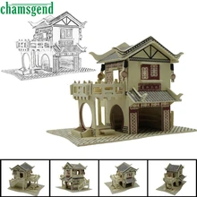 Горячие чайхана 3d пазл игрушки деревянные взрослый детские игрушки разведки Авг Z0412