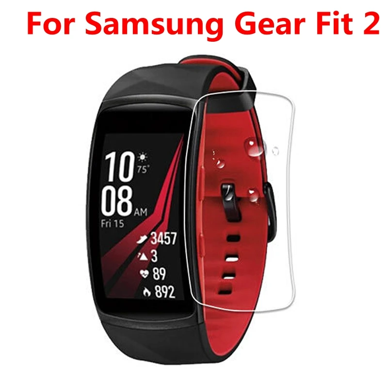 Yuedaer Защитные пленки из мягкого ТПУ с защитой от царапин для samsung gear Fit 2 Pro Smart Band HD Clear Full Cover для samsung gear Fit 2 - Цвет: For Samsung Fit 2