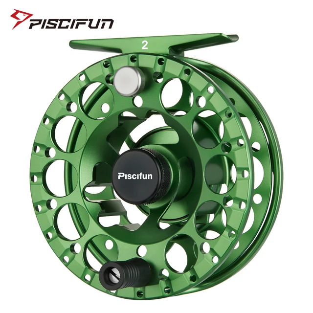 Cheap Piscifun Sword II Fly fishing Reel 3/4 5/6 7/8 All sealed Drag  CNC Machined  Aluminium Alloy  Right Left Hand  fly Fishing coil