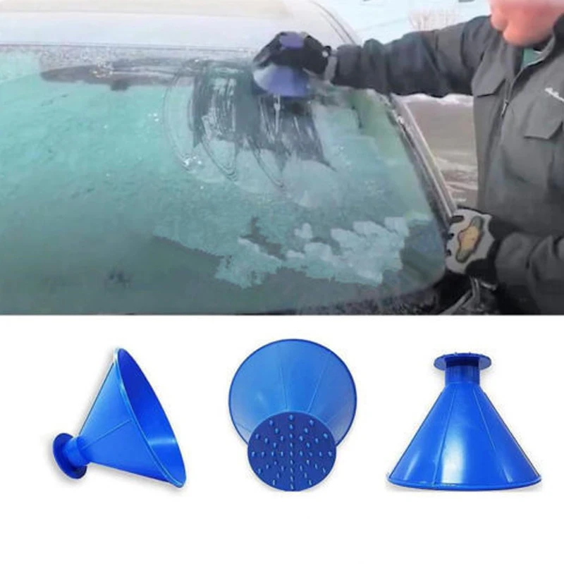 1 шт. для лобового стекла автомобиля лопата для снега щетка для шнурков топливная Воронка для удаления снега инструмент для среза конуса