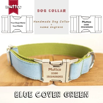 Halsband / Leine / Einzeln oder als Set / Nylon / Personalisierbar