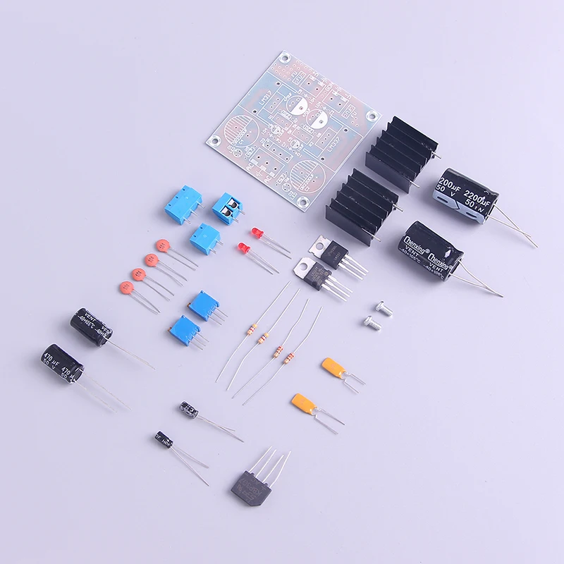 AC/DC 12V 24V LM317 LM337 отрицательная двойная мощность линейный регулятор напряжения