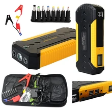 4 USB автомобилей Перейти начинающих Auto Booster Power Bank 12 В зарядное устройство Многофункциональный 3 свет с адаптер питания