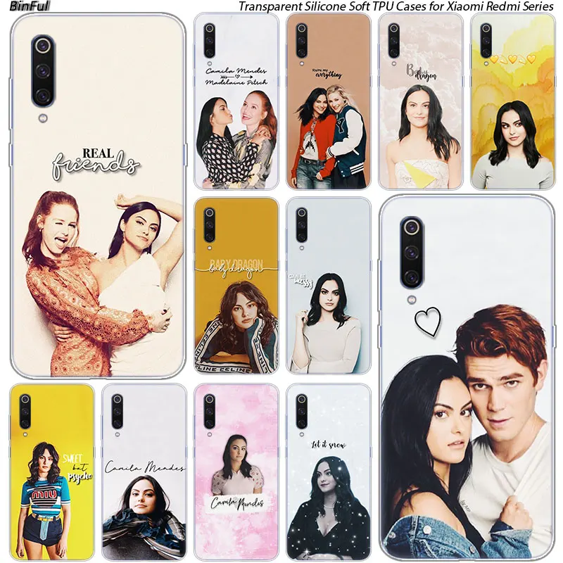 

Camila Mendes Riverdale Silicone Case For Xiaomi Pocophone F1 9T 9 9SE 8 A2 Lite A1 A2 Mix3 Redmi K20 7A Note 4 4X 5 6 7 Pro S2