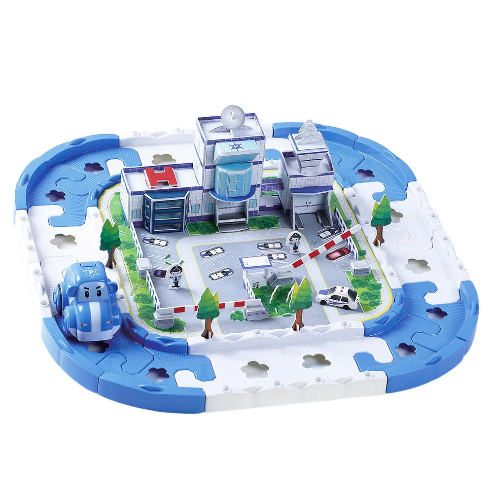 Kids Toy Vehicles Electric Rail Car Racing Car Puzzle Electric Track