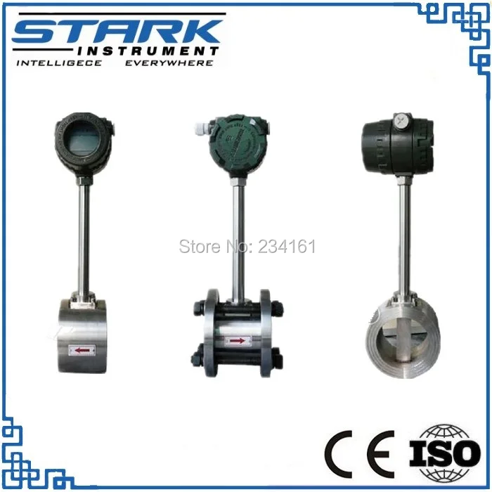 

Flange type digital steam flow meter / vortex flowmeter DN25