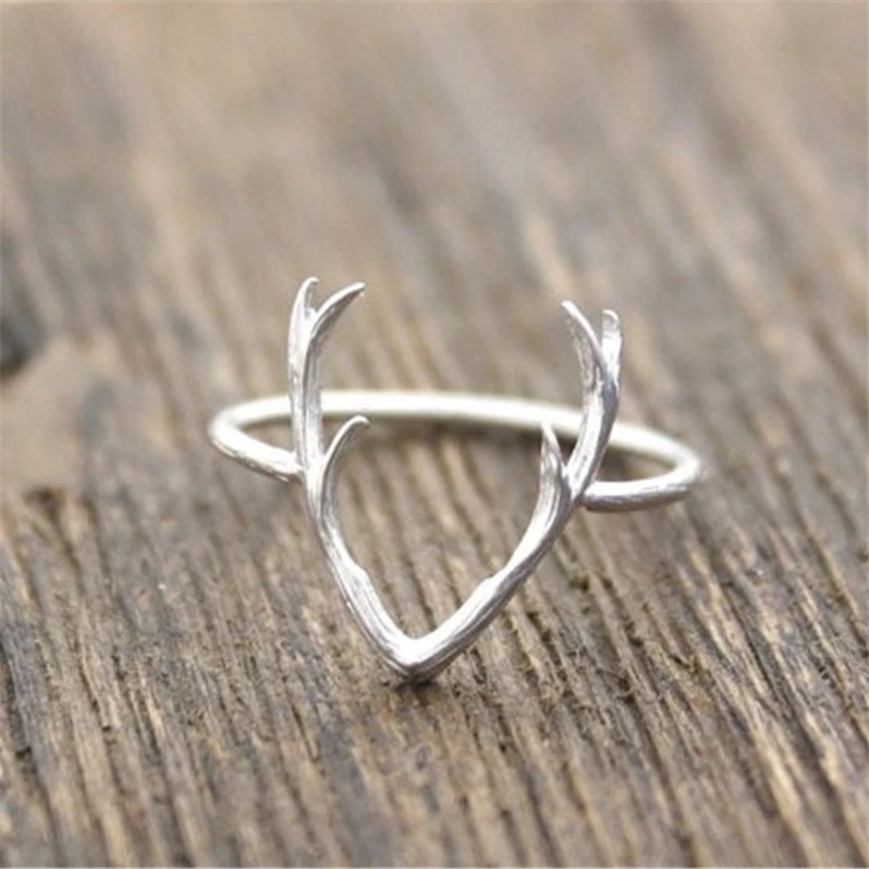 Buy HHYDE Trendy Alloy Deer Antler Ring for Women