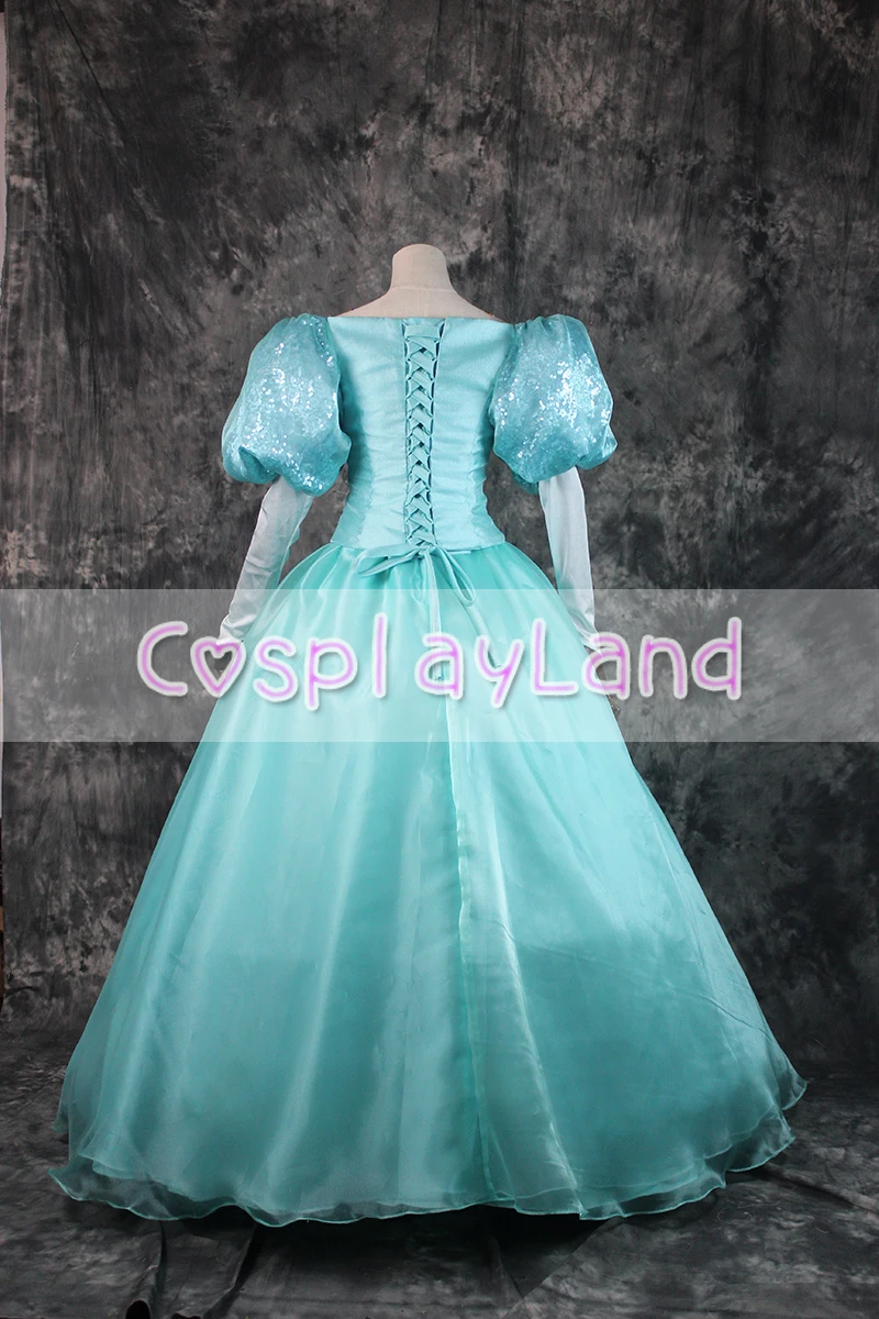 Womens Little Mermaid Costume Adult Ariel Halloween Fancy Dress Custom Made