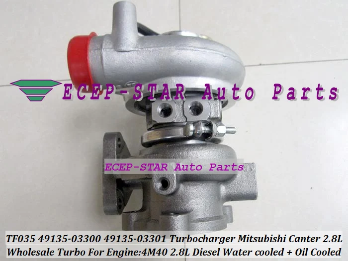 TF035 TF035HM-12T-4 49135-03300 49135-03301 Turbocharger Turbo For Mitsubishi Canter 2.8L 4M40 Diesel Water cooled + Oil Cooled (4)