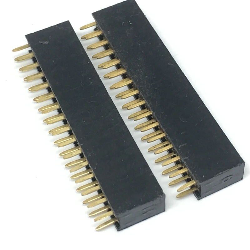 10Pcs Pitch 2.54mm 2x16Pin 32 Pin Female Double Row Straight Header Connector Socket 1