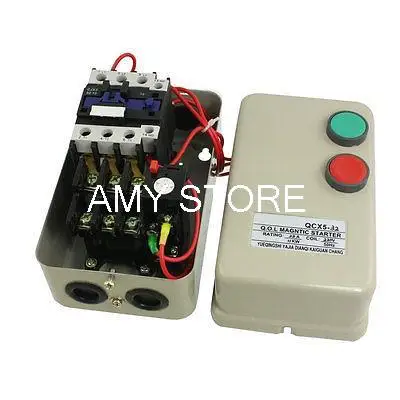 220V Coil AC Contactor 11KW 15 Horse Power 3 Phase Motor Magnetic Starter 14-22A QCX5-11KW 220V Coil AC Contactor 11KW 15 Horse Power 3 Phase Motor Magnetic Starter 14-22A QCX5-11KW