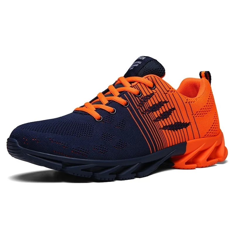 

Trend Men Casual Shoes Breathable Mesh Brand lace-up male Sneakers adults Fashion Slow shock Rubber sole Sapatos