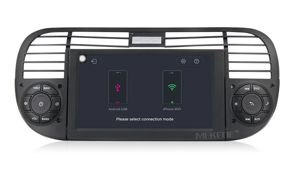 Perfect Car Multimedia player PX5 Android 8.0  CAR DVD radio stereo player for FIAT 500 2007-2016 with WIFI BT 3G 2G RAM 32G ROM 6