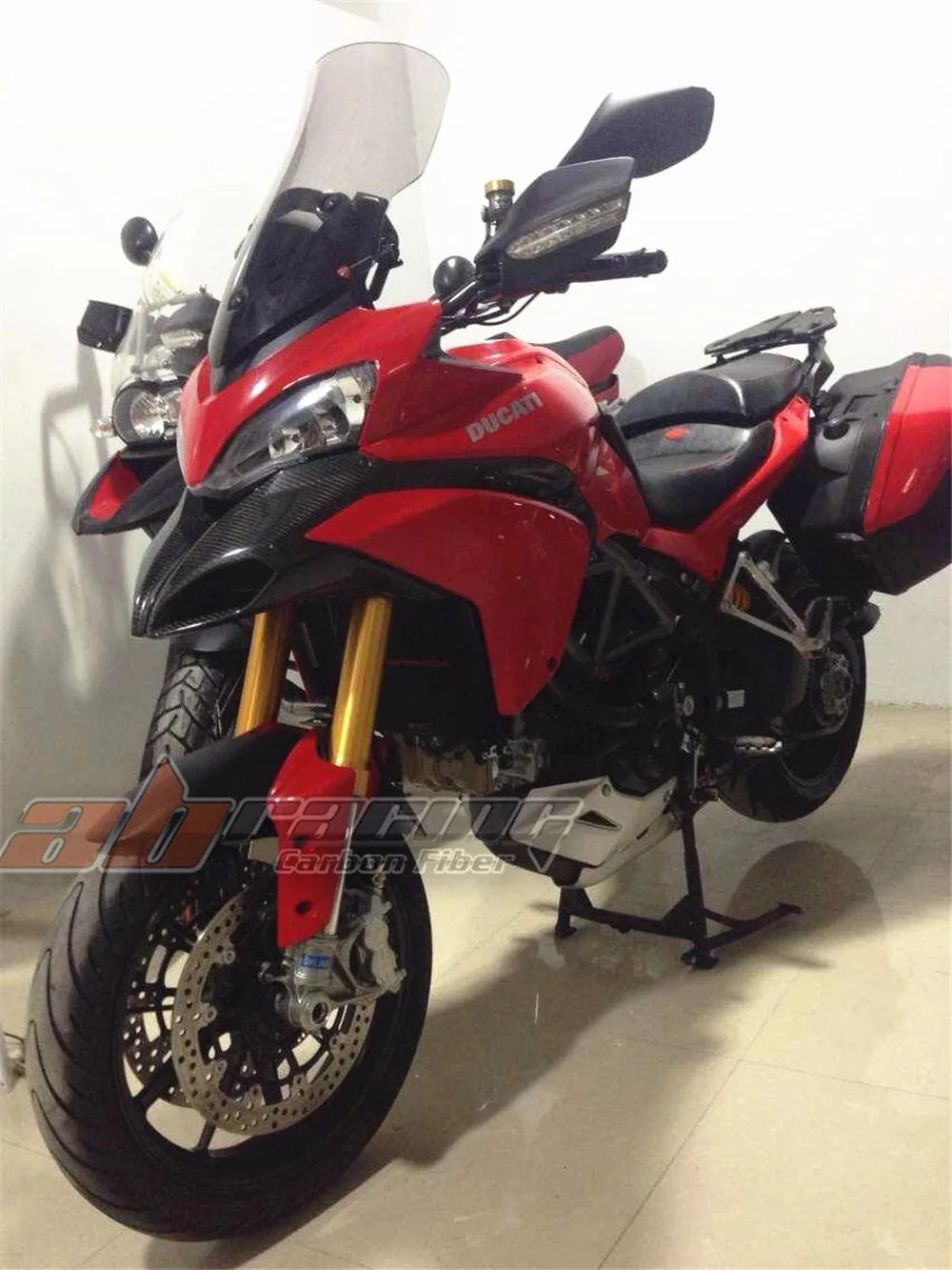 Передний клюв, пара для Ducati Multistrada 1200 2010-2013 Полное углеродное волокно