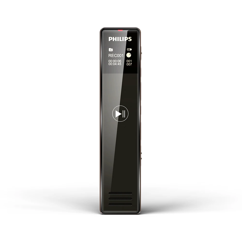 PHILIPS 100% оригинальный 128g Mini PCM FM цифровой диктофон Pen VTR5101|Цифровые диктофоны| |