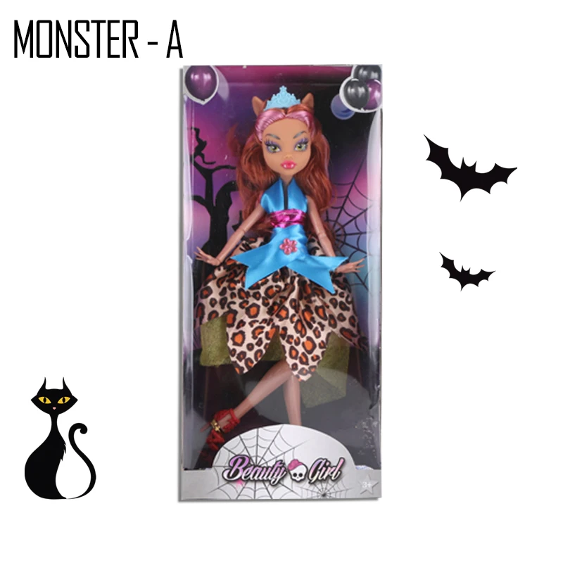 1 шт./компл. совместное 28 см Monster Плюшевые игрушки высокое куклы, игрушки для девочек Обучающие куклы bjd кукла Монстр подарок для девочек высокое оригинальная модная Кукла - Цвет: monster - A