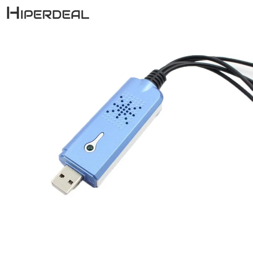 HIPERDEAL USB 2,0 конвертер аудио видео Захват адаптер для Win XP 7 8 10 NTSC PAL Горячая 18Jan26 Прямая поставка F