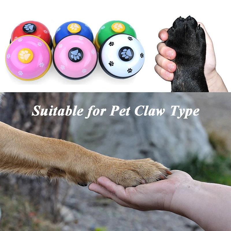 Funny Pet Dog Training Bell Behavior Training Feeding Reminder Bell For Dog Kitty Food Feeder Call Pet Educational Supplies