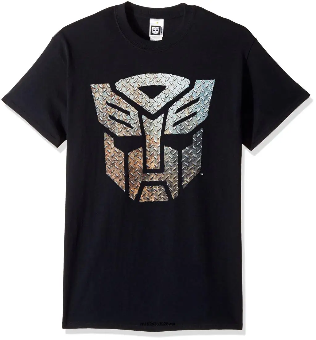 

Funny men t shirt novelty tshirt women Men's Autobots Metal Logo T-shirt