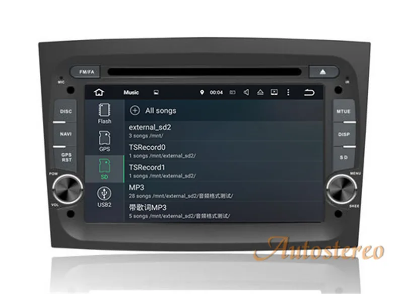 Sale Android 9 DSP Car DVD Player GPS Navigation Headunit for FIAT DOBLO 2016+ Stereo Unit Vehicle Multimedia Pad radio tape recorder 12