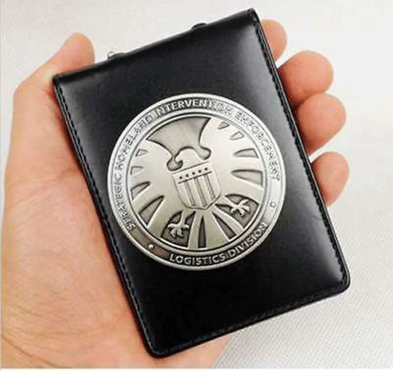 

The Avengers Agents of S.H.I.E.L.D. Shield Metal Badge with Holder - US079