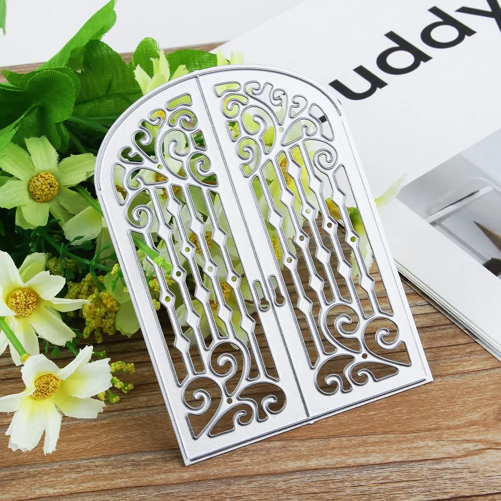 Металлические Вырубные штампы для дверей новинка 2018 DIY скрапбукинга трафарет