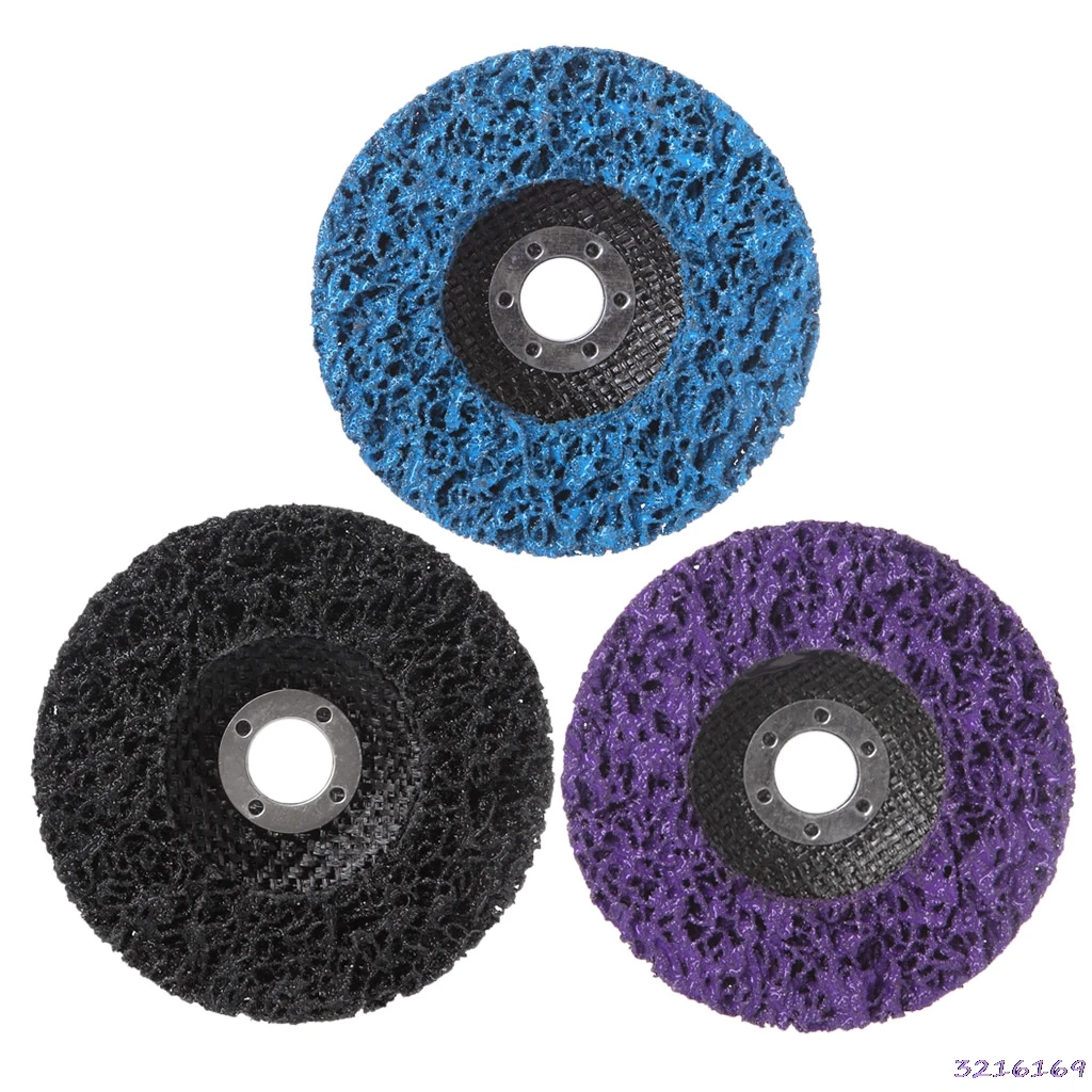

100x16mm Cleaning Strip Wheel Grinding Disc For Paint Rust Grinder Remover Tools