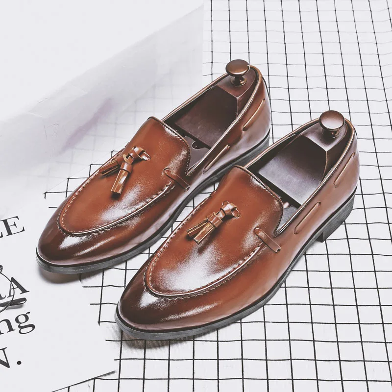 Итальянские туфли оксфорды для мужчин Дизайнерская официальная мужская