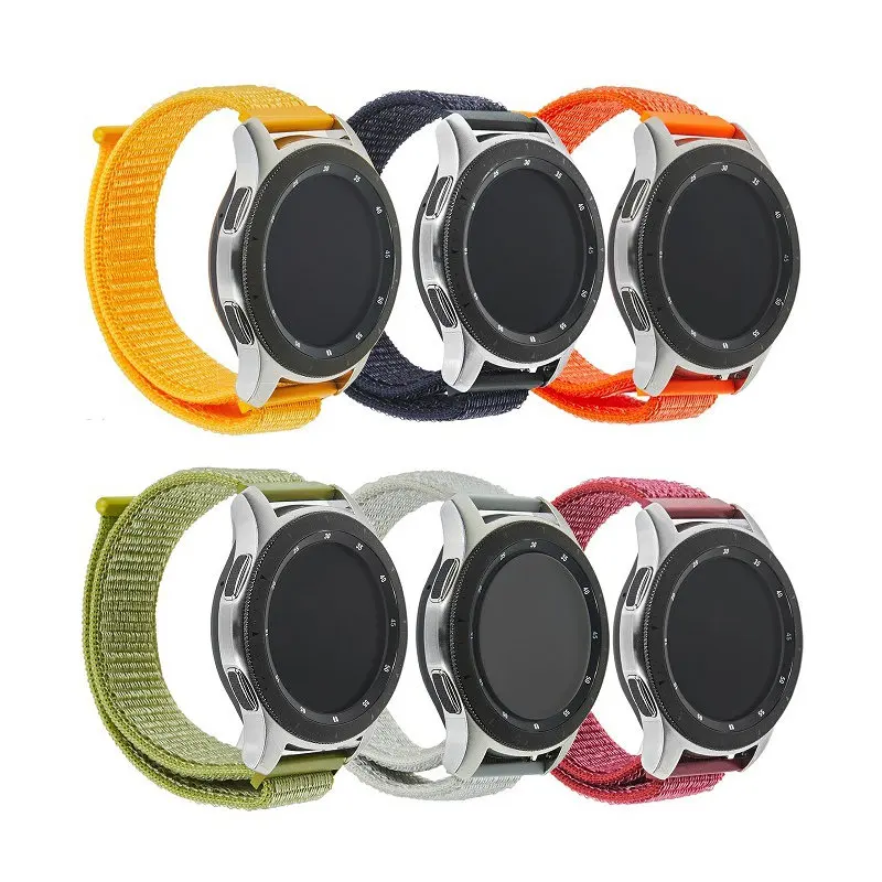 Odog 20 мм 22 нейлоновый ремешок для часов Samsung Gear S3 Galaxy Watch 46 Amazfit Pace S2 классический
