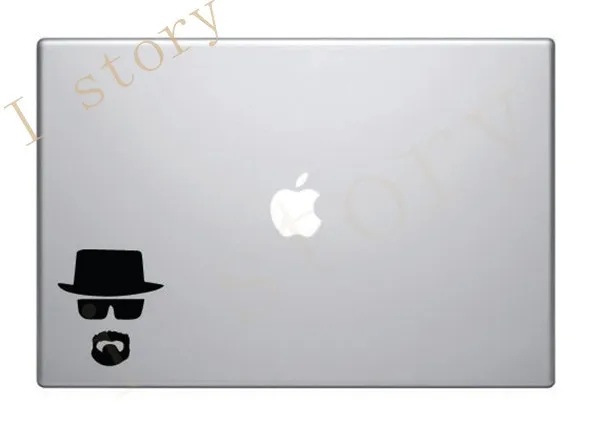 4 шт./партия, разбивающая Bad наклейка хайзерберга, классная Виниловая наклейка для Apple Macbook Air/Pro, плитка для ноутбука, наклейка s Y170804