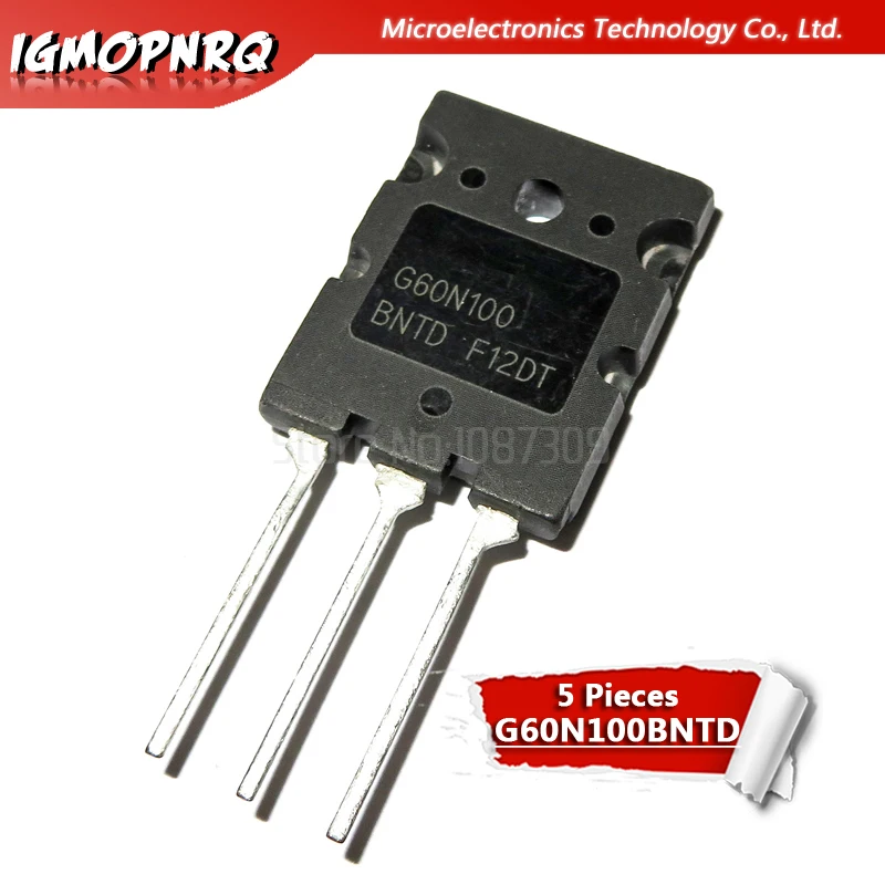 5 шт. G60N100 G60N100BNTD длинные ноги 60A1000V Новый оригинал | Электронные компоненты и