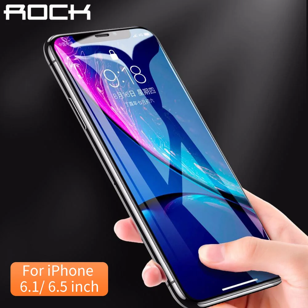 Rock 0,23 мм защитная пленка из закаленного стекла для iPhone XS Max Xr защитная пленка из закаленного стекла для iPhone