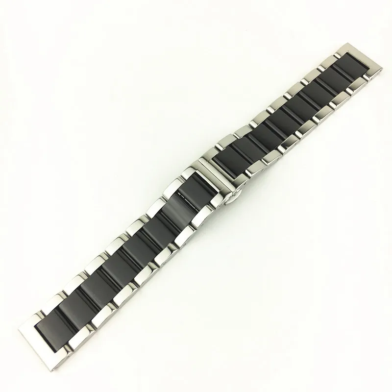 Stainless Steel Watch Band Watch Strap Accessories Replacement Black Silver 18mm 20mm 21mm 22mm 23mm 24mm 26mm Belt Wristbands