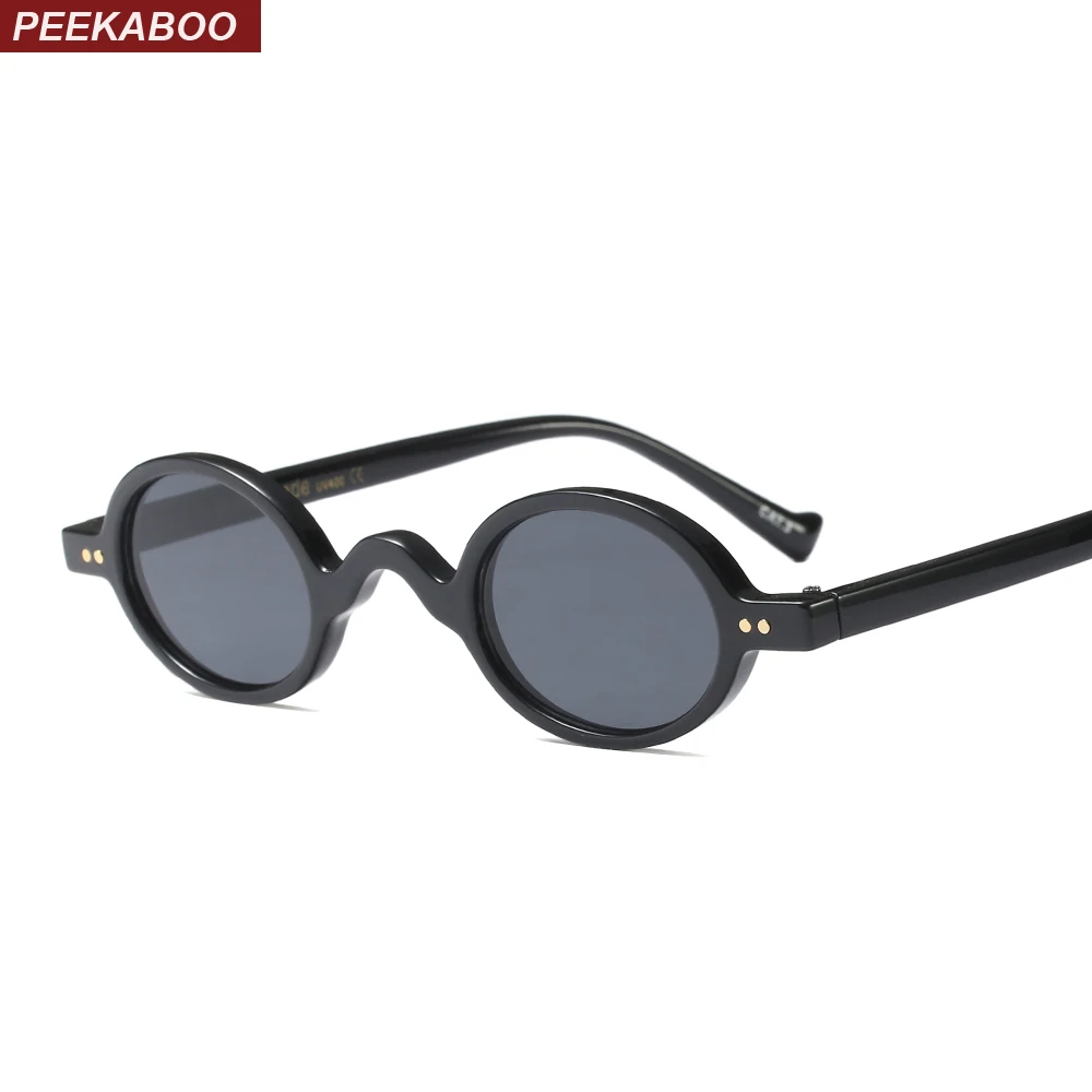 Peekaboo крошечные Солнцезащитные очки женские круглые черные летние розовые синие леопардовые маленькие круглые солнцезащитные очки для мужчин винтажные uv400