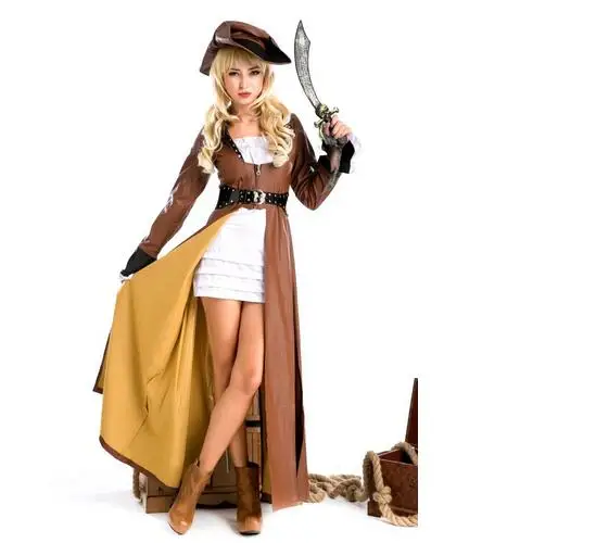 Платье для косплея пирата костюм взрослых на Хэллоуин и косплея|pirate cosplay|cosplay