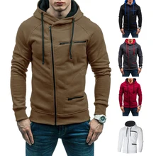 Men Fashion Hip Hop Pocket Asymmetric Zip Up Hooded New Hot Sweatshirt Jacket Casual Long Sleeve Knitted Sport Sweatshirt Coat Men Fashion Hip Hop Pocket Asymmetric Zip Up Hooded New Hot Sweatshirt Jacket Casual Long Sleeve Knitted Sport Sweatshirt Coat