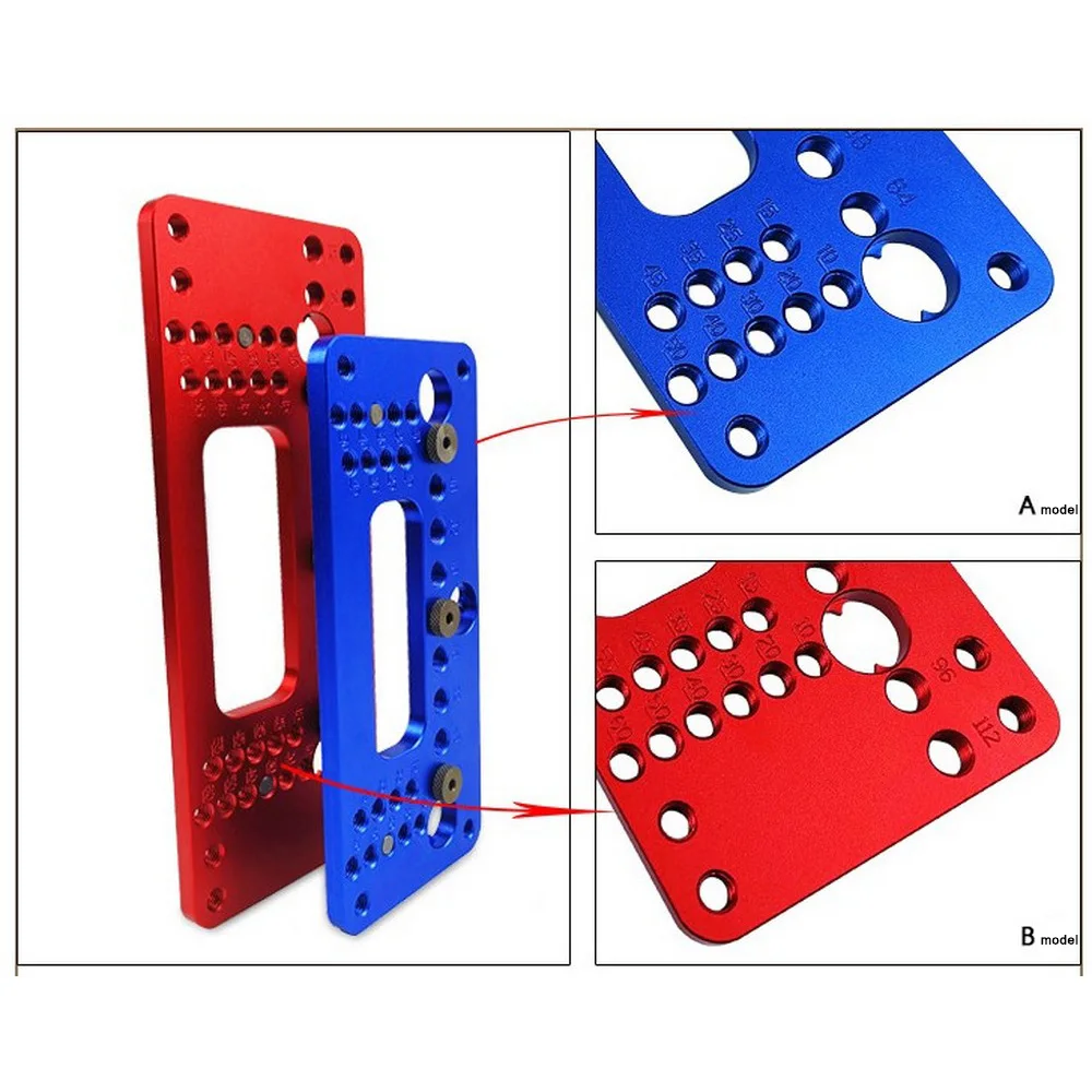 Деревообрабатывающий инструмент с рукояткой перфоратор алюминиевый сплав шаблон для сверления направляющая позиционирование отверстие