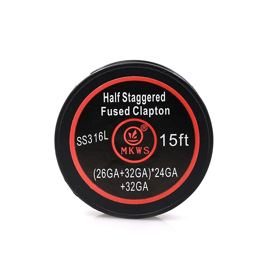 Half Staggered Fused Clapton coil (2)
