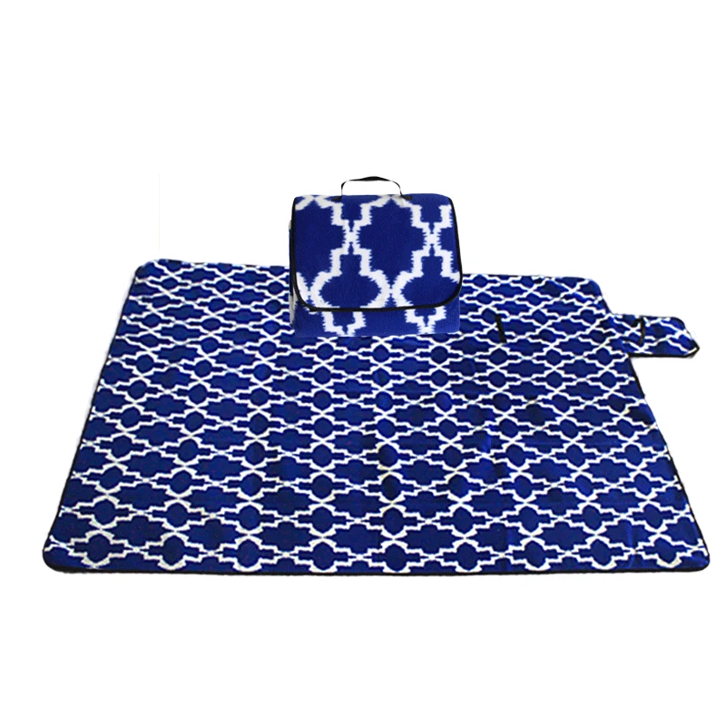 

Outdoor Moistureproof Beach Blanket Mat Foldable Camping Mat Pad Picnic Mat Pad Blanket Indoor Baby Crawling Blanket Pad