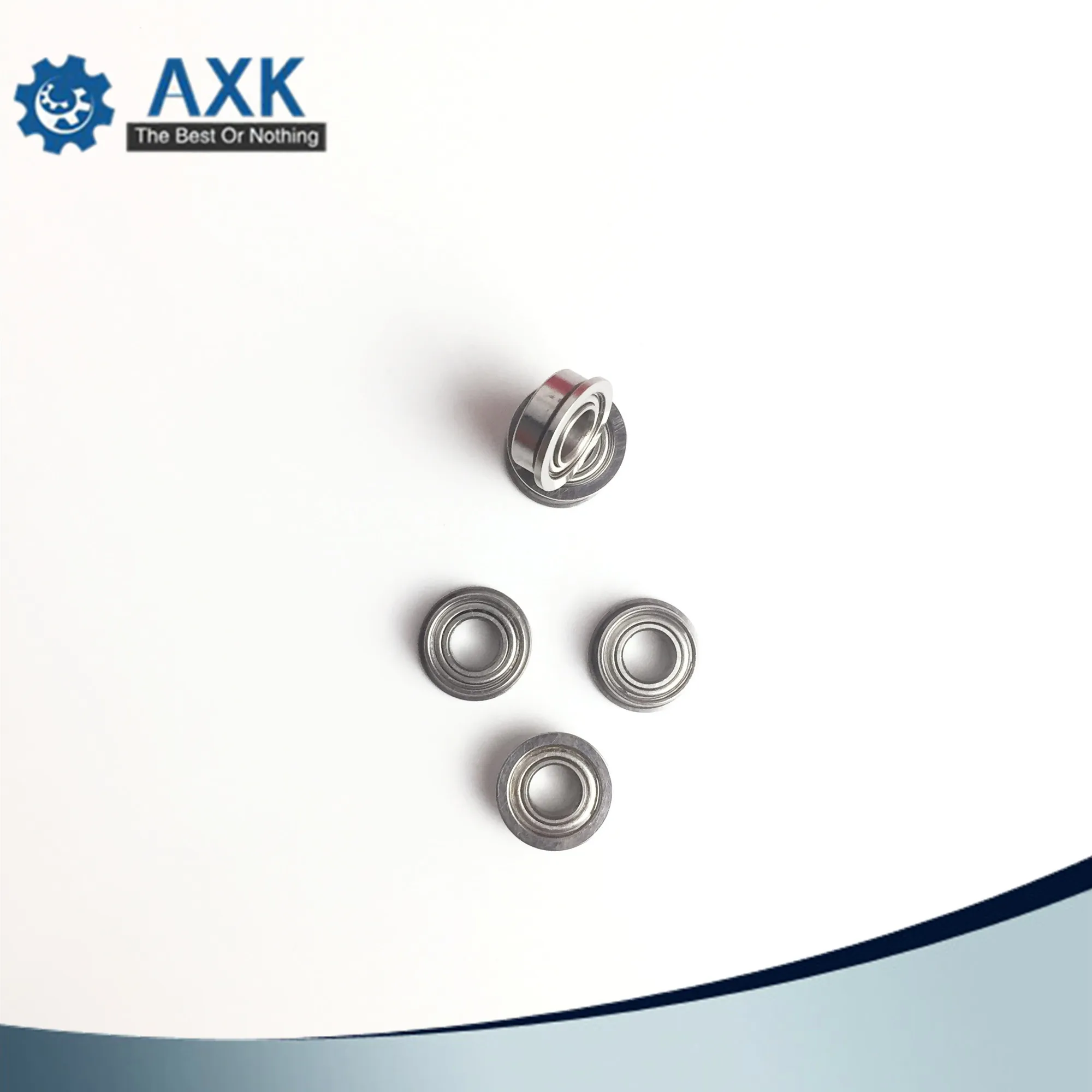 FR168ZZ Flange Bearing 6.35x9.525x3.175 mm ABEC-1 10 PCS Inch Flanged FR168 Z ZZ Ball Bearings
