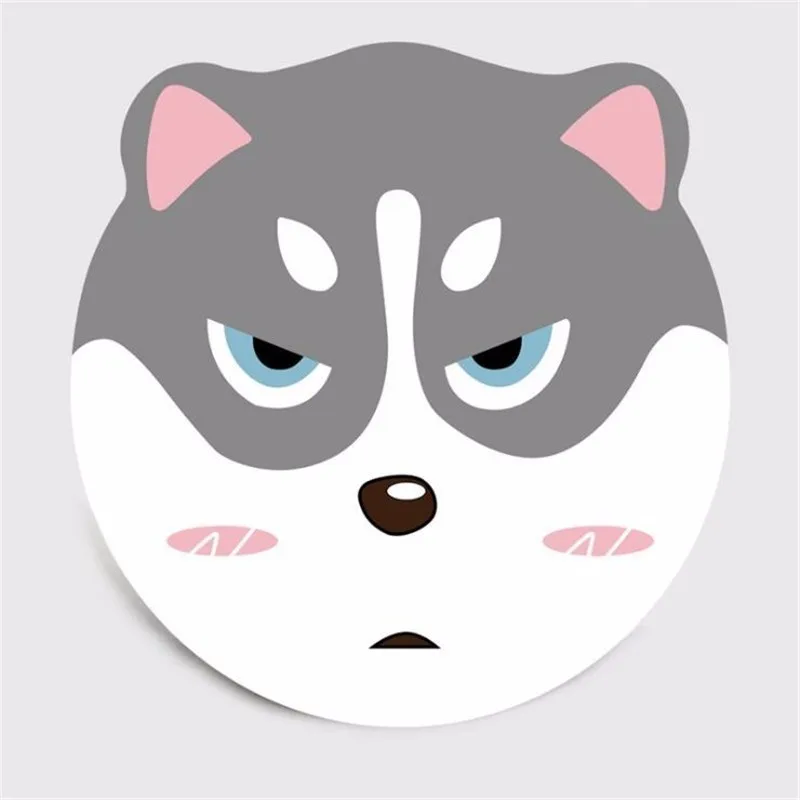 Круглый ковер, милый мультяшный коврик с собачкой, кошкой, пандой, мягкие ковры для гостиной, Противоскользящий коврик, коврик для дома, декор для детской комнаты, подарок