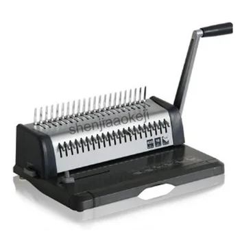 

binding machine heavy duty comb style binding machine 21 hole punch machine document tenders bookbinding machine 18 sheets/time
